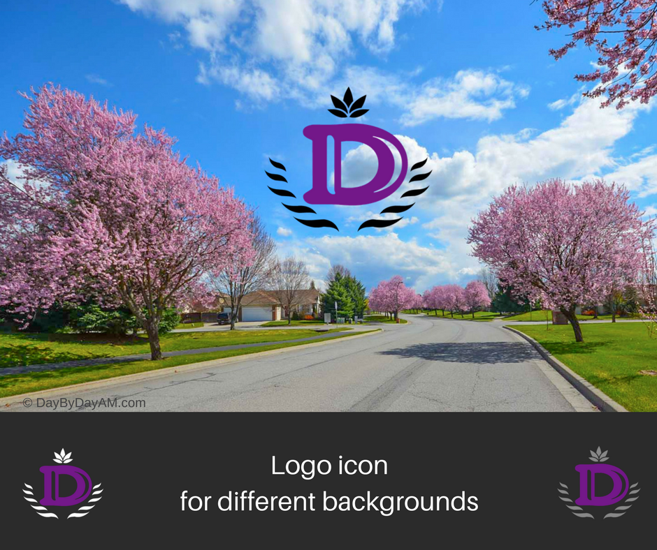 Logo on different backgrounds